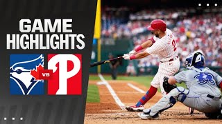 Blue Jays vs Phillies Game Highlights 5724  MLB Highlights [upl. by Handal]