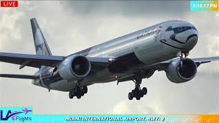 LIVE at MIAMI International Airport  MIA LIVE  MIA Plane Spotting [upl. by Vassar]