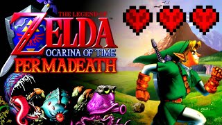 Ocarina of Time PERMADEATH Full Movie [upl. by Htebirol177]