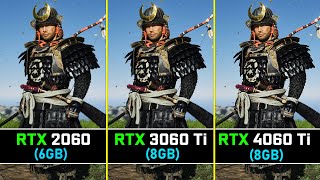 RTX 2060 vs RTX 3060 Ti vs RTX 4060 Ti  The Evolution of RTX 60 Series  10 Latest AAA Games Tested [upl. by Labotsirc]