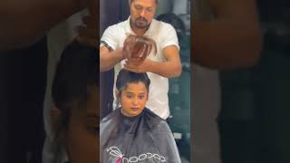 Elegant Hair Styling at Cocoon Salon  haircare hairstyle hairtransformation cocoonsalon shorts [upl. by Notnef27]