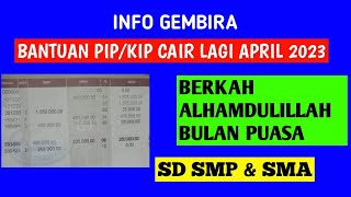 Bantuan pip cair lagi di bulan April tahun 2023 [upl. by Niabi68]