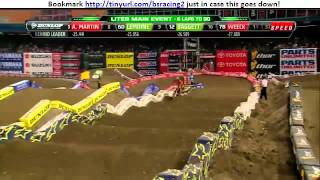 2012 Toronto Supercross 250 Lites Main event RD11 HD [upl. by Bosch]