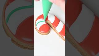 Candy Cane 🍬 christmas royalicing [upl. by Khoury]