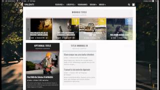 Valenti Magazine WordPress Theme Pagebuilder v30 [upl. by Thar]