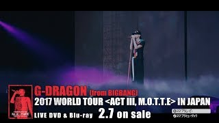 GDRAGON  Untitled 2014 2017 WORLD TOUR ACT Ⅲ MOTTE IN JAPAN [upl. by Annaed665]