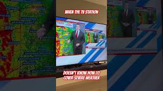 When the TV Station Doesn’t Know How to Cover Severe Weather okwx severeweather bloopers [upl. by Talanian]