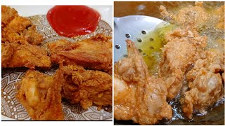 Quick and easy fried chicken recipe  Quick KFC style crispy fried chicken [upl. by Burleigh583]