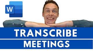 How to Transcribe a Meeting into a Document [upl. by Kuehnel900]