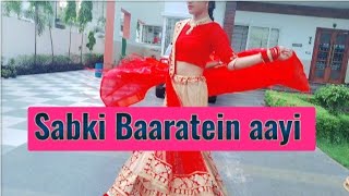 Sabki Baaratein aayi  Dance  Itna makup lagake  dev negi  Divya sparkle dance [upl. by Nnaarat]