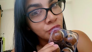 ASMR comiendo Nutella  sonidos cremosos  Lamiendo Nutella [upl. by Nimrahc]