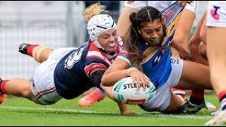 Sydney Roosters vs Gold Coast Titans Womens NRL Rd 2 2022 [upl. by Audi]