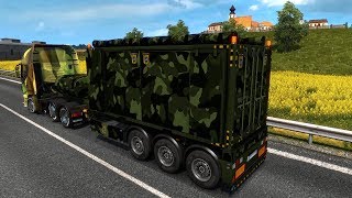 IVECO Stralis Hi Way  Transportando Equipo Militar de Eslovaquia a Hungría [upl. by Anirba453]