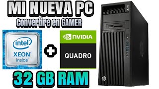 XEON E51620V4 CON TARJETA DE VIDEO NVIDIA QUADRO K2200 Y 32 DE RAM CONVERTIREMOS PC XEON EN GAMER [upl. by Giraldo457]