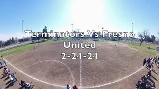 Terminators Vs Fresno United 22424 [upl. by Eedebez]