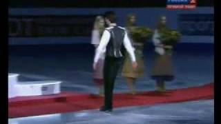 EVGENI PLUSHENKO STEPHANE LAMBIEL BRIAN JOUBERT EC 2010 MEDAL CEREMONYwmv [upl. by Adolphe834]