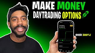 How to Make MoneyDaytrading Options on ROBINHOOD in 4MINS [upl. by Brendis953]