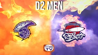 Northamptonshire Titans D2 Men vs City of Birmingham Rockets  Titans TV [upl. by Leeda]