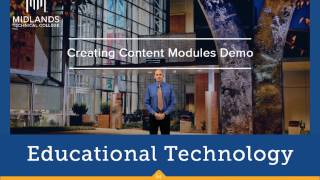 D2L Brightspace v107 Daylight Creating Content Modules Demo [upl. by Audie]