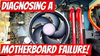 HOW TO REPAIR A DEAD COMPUTER  DIAGNOSING A MOTHERBOARD FAILURE  HOW TO [upl. by Trauts]