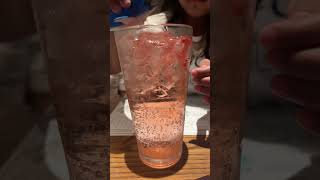 Trying the shark drink at outback [upl. by Bruno]