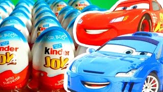 킨더 조이 24알 자동차 카즈 알까기 kinder cars pixar 24 eggs unboxing [upl. by Selmner]