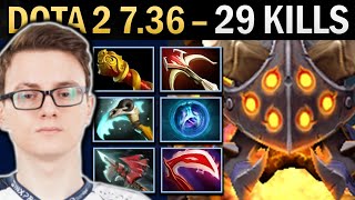 Clinkz Gameplay Miracle with 29 Kills and Pike  Dota 2 736 [upl. by Lopes]