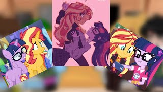 equestria girls react to tiktok film 1 sciset appledash mlp [upl. by Kwon796]