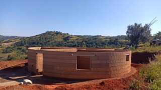 Our round rammed earth house [upl. by Trista6]