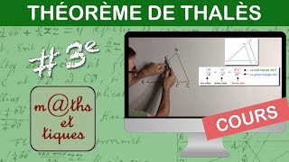 LE COURS  Théorème de Thalès  Troisième [upl. by Arob]