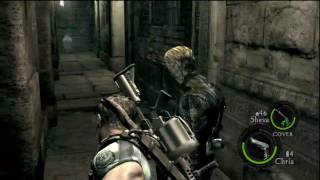 Resident Evil 5 HD Chapter 53 Two on Two on Monarch Room amp Two on One P43 [upl. by Friedlander]