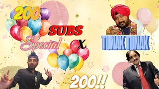 200 Sub Special x Tunak Tunak Tun [upl. by Rainger]