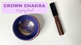 CROWN CHAKRA  Spiritual connection  Sound Healing [upl. by Enidaj]