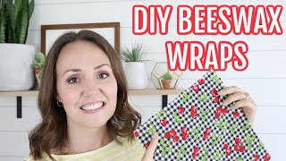 DIY BEESWAX WRAPS  HOW TO MAKE BEESWAX WRAPS AT HOME  DIY REUSABLE BEESWAX WRAPS FOR FOOD [upl. by Yerffej]