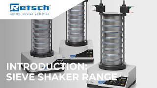 Sieve Shaker Range RETSCH sieveshaker laboratoryinstruments [upl. by Monney976]