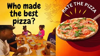 WHO MADE THE BEST PIZZA familyvlog pizza mommyvlogger [upl. by Roxane]