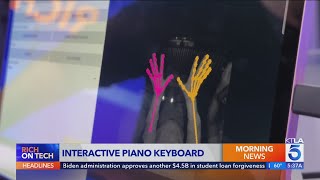 This Piano Keyboard Tracks Hands to Speed Up Learning [upl. by Leahcir588]