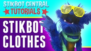 Stikbot Tutorials 🧙  NEW STIKBOT CLOTHES [upl. by Nylasoj]