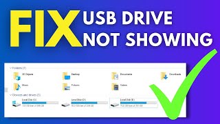 Working Solution for USB Drive Not Showing Up  USB Device not Recognized in Windows 10 [upl. by Astrahan]