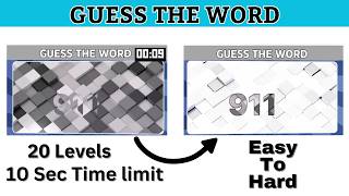 Can You Guess the Hidden Word and Number MindBlowing Illusion Challenge [upl. by Onaicilef]