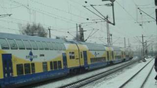 Bahnverkehr in Hamburg Harburg am 30122009 [upl. by Narej]