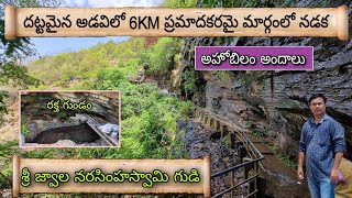 శ్రీ జ్వాల నరసింహస్వామి ఆలయం  దట్టమైన అడవిలో 6km పాదయాత్ర  Sri Jwala Narasimha Swamy  Ahobilam [upl. by Idnahr]