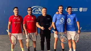 ¡Frontenis vuelta semifinales copa 2ª div 🔵Aspresso k7🔴 Burjassot 2ª partida [upl. by Ttergram]