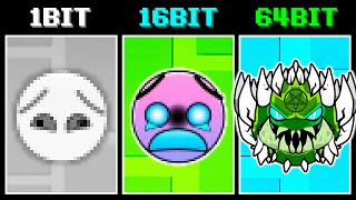 New Custom Geometry Dash Lobotomies V14 but every time with more bits [upl. by Sylera]