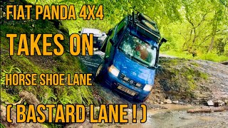 Will My Fiat Panda 4X4 Survive Bastard Lane  Wales Trip Part 2 [upl. by Sabina756]