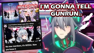 Zen Reacts to Henya and Geega Clip about The New Member [upl. by Ynohtnad132]