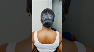 Slick back tutorial hairstyle 4chair howtostylenaturalhair haircare hairtutorial hairstyling [upl. by Barnard]