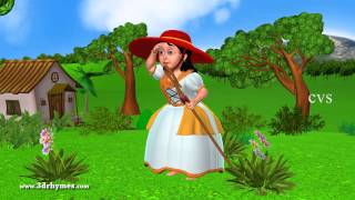 Little Bo Peep has Lost her Sheep  3D Animation English Nursery rhymes for children [upl. by Assira339]