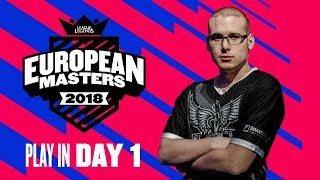 LoL EU Masters  KLIKTECH Dan 1 w Choda Delic [upl. by Ylenats]