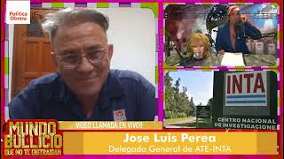 Despidos en Pro Huerta INTA reportaje a Jose Luis Perea Delegado General de ATEINTA [upl. by Matthus228]